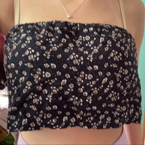 Floral Flowy Crop Top